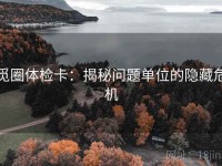 觅圈体检卡：揭秘问题单位的隐藏危机