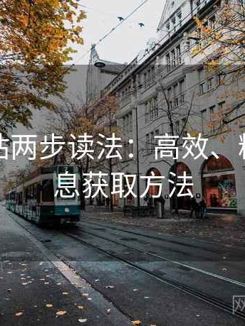 蘑菇网站两步读法：高效、精准的信息获取方法