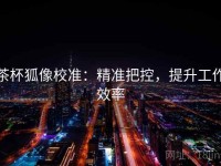 茶杯狐像校准：精准把控，提升工作效率