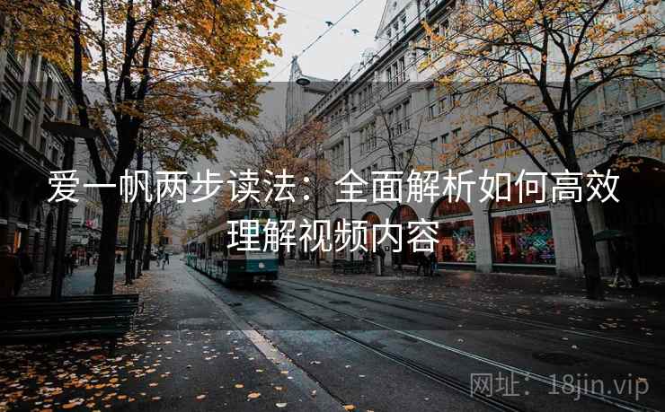 爱一帆两步读法：全面解析如何高效理解视频内容